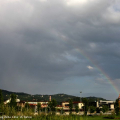 L\'arcobaleno sul PAV - Parco d\'Arte Vivente