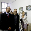 L\'Assessore alla Cultura Maurizio Braccialarghe con Francesco De Biase