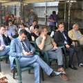 Un momento della conferenza stampa