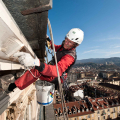 Messa in sicurezza e verniciatura dei cornicioni del sotto cupola