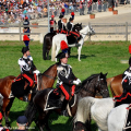 Il carosello storico del Reggimento a cavallo dei Carabinieri