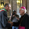 Piero Fassino accoglie Cesare Nosiglia