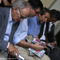 Un momento della conferenza stampa