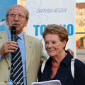 Paolo Romano con Mariangela Rosolen, coordinatrice regionale del Referendum per l’acqua pubblica