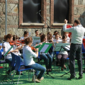 Le prove del concerto dell\' Orchestra interscolastica OMT dell\'Istituto Scolastico Tommaseo
