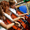 Le prove del concerto dell\' Orchestra interscolastica OMT dell\'Istituto Scolastico Tommaseo