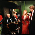 Robert Altman sul set di Radio America
