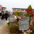 Un momento del corteo all\'interno del Cimitero Monumentale