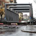 Il ponte Carpanini rialzato