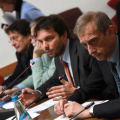 La presentazione del piano e-gov in Sala dell\'Orologio