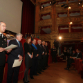 La premiazione degli agenti della Polizia Municipale