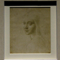 Leonardo da Vinci - Ritratto di fanciulla, presunto studio per il volto dell\'angelo della Vergine delle Rocce