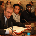 Il Sindaco incontra gli studenti stranieri che iniziano l\'anno di servizio civile