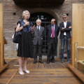4 luglio 2011, Taglio del nastro per il Giardino del Castello