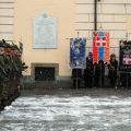 Un momento della commemorazione della Battaglia di Nikolajewka