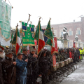 Un momento della commemorazione della Battaglia di Nikolajewka