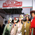 Gianduja e le giacomette alla partenza del Rallye