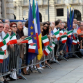 La festa della Repubblica in piazza Castello