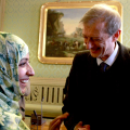 La torinese Tawakul Karman col Sindaco
