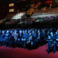 La platea del Palavela