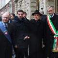 Alberto Di Pace, Antonio Saitta, Roberto Cota, Giorgio Napolitano e Piero Fassino
