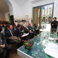Un momento della conferenza stampa