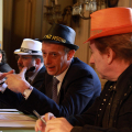 Un momento della conferenza stampa