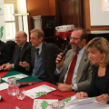 Un momento della conferenza stampa