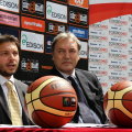L\'Assessore allo Sport Stefano Gallo e Dino Meneghin