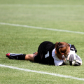 Il portiere Macedone Vesna Vitanova