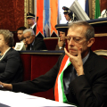 Un momento della commemorazione in Sala Rossa