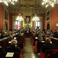 Un momento della commemorazione in Sala Rossa