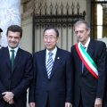 Antonio Saitta, Roberto Cota, Ban Ki-Moon, Piero Fassino e Marco Gilli