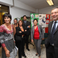 Il Ministro Profumo saluta i docenti dell\'l\'istituto comprensivo di via Montevideo