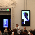 Un momento della conferenza stampa