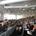 L\'Aula Magna del campus durante la Cerimonia d\'Inaugurazione