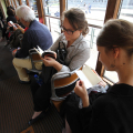 Lettura sul tram