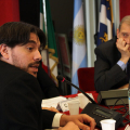 Un momento della conferenza stampa