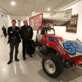 Danilo Eccher, direttore della gaM e Germano Celant, curatore della mostra