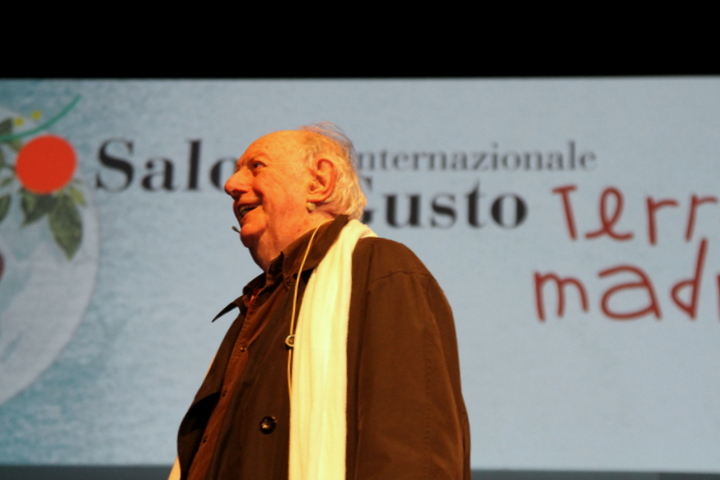 Il premio Nobel Dario Fo all'apertura del Salone del Gusto - Terra Madre