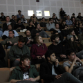 Il pubblico della Fondazione Sandretto, quartier generale di club to club