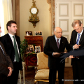 Valerio Cattaneo, Roberto Cota, Giorgio Napolitano e Piero Fassino