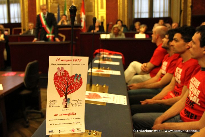 In Sala Rossa celebrata la Giornata Internazionale contro l’Omofobia e la Transfobia