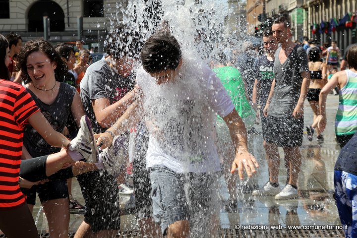 La festa per l'ultimo giorno di scuola