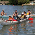 Murazzi del Po. Cittadini e turisti: tutti in canoa
