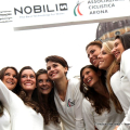 Le ragazze dell\'Associazione ciclistica Arona