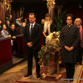 Il picchetto d’onore dei consiglieri comunali