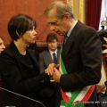 Il Sindaco, Piero Fassino, e la vedova di Alberto Musy