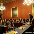 La Sala Rossa durante il discorso del Sindaco Piero Fassino