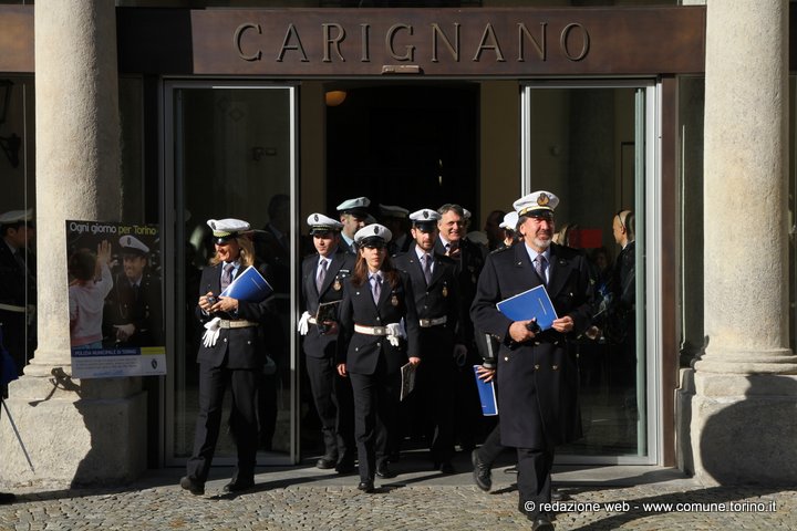 Festa per l’anniversario della Polizia Municipale al teatro Carignano